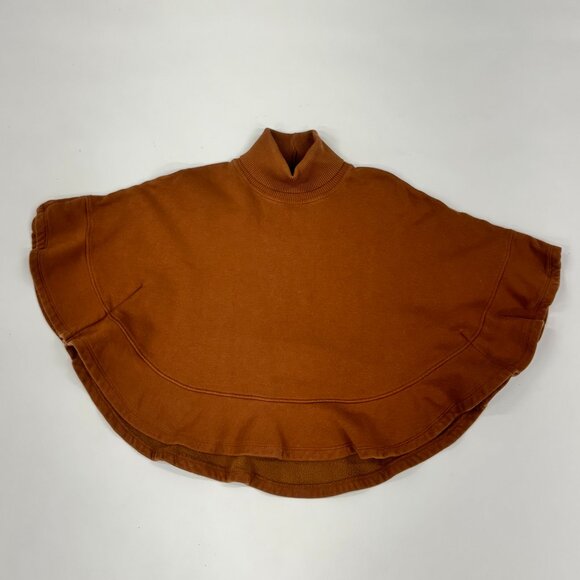 See by Chloé Rust Cape-Style Sweatshirt Top - Picture 1 of 6
